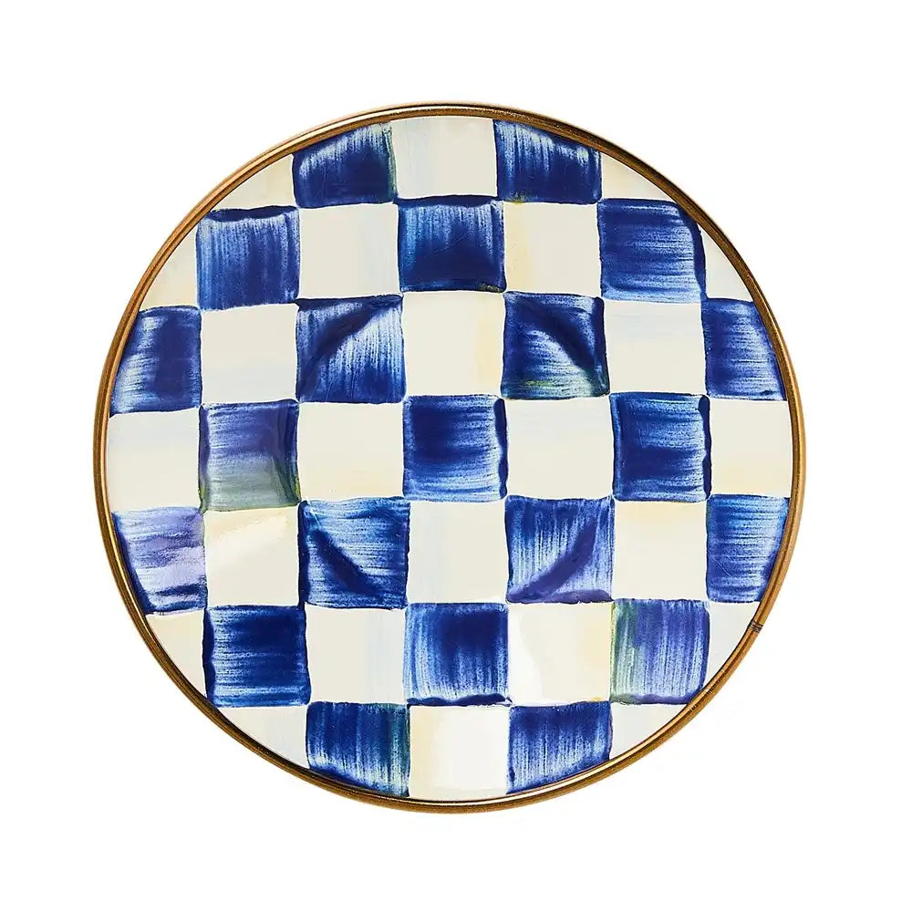 Royal Check Tea Glass Saucer