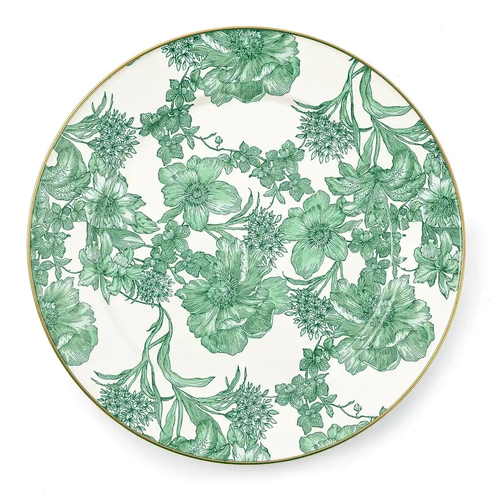 Emerald English Garden Charger/Plate