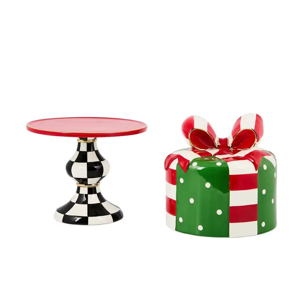 Check It Out Gift Lidded Cake Stand