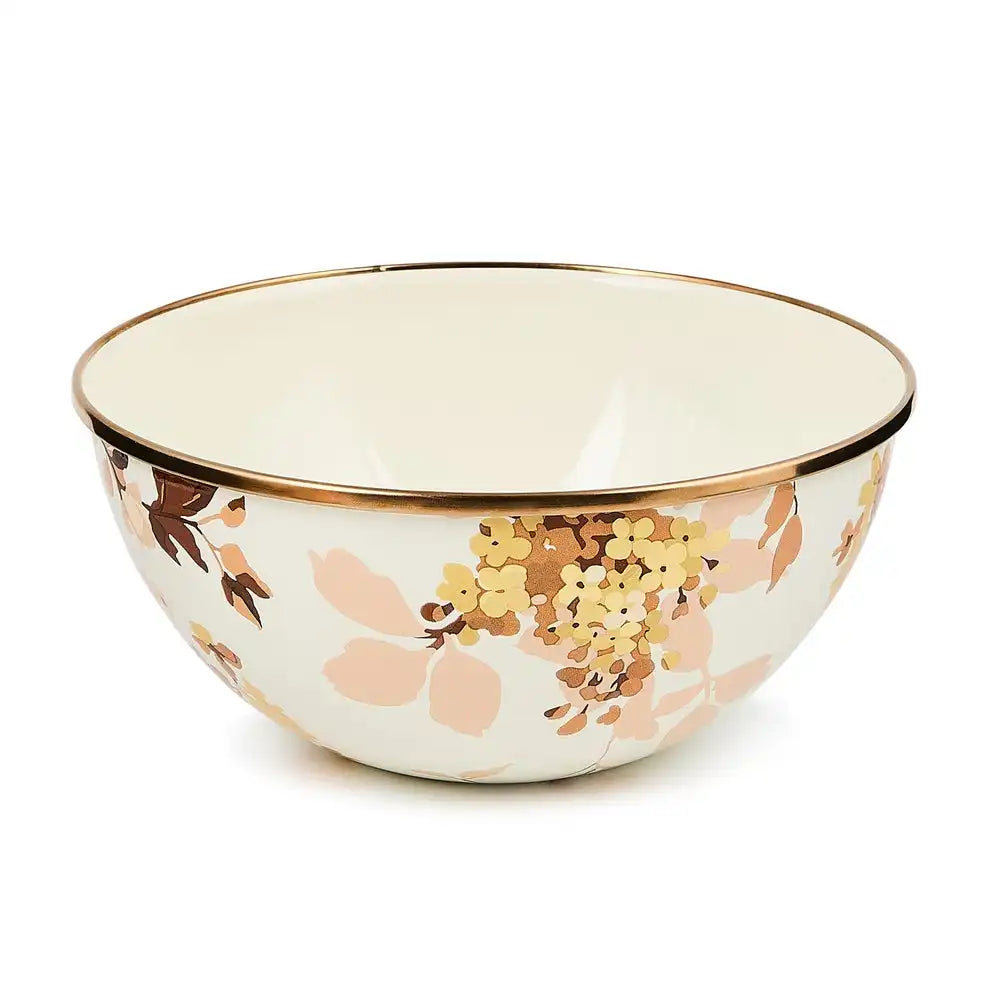 Wild Rose White Small Everyday Bowl