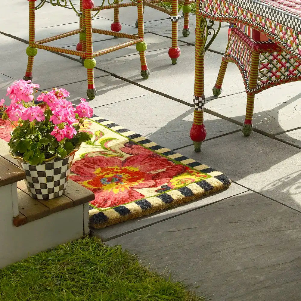 Flower Market Double Door Entrance Mat