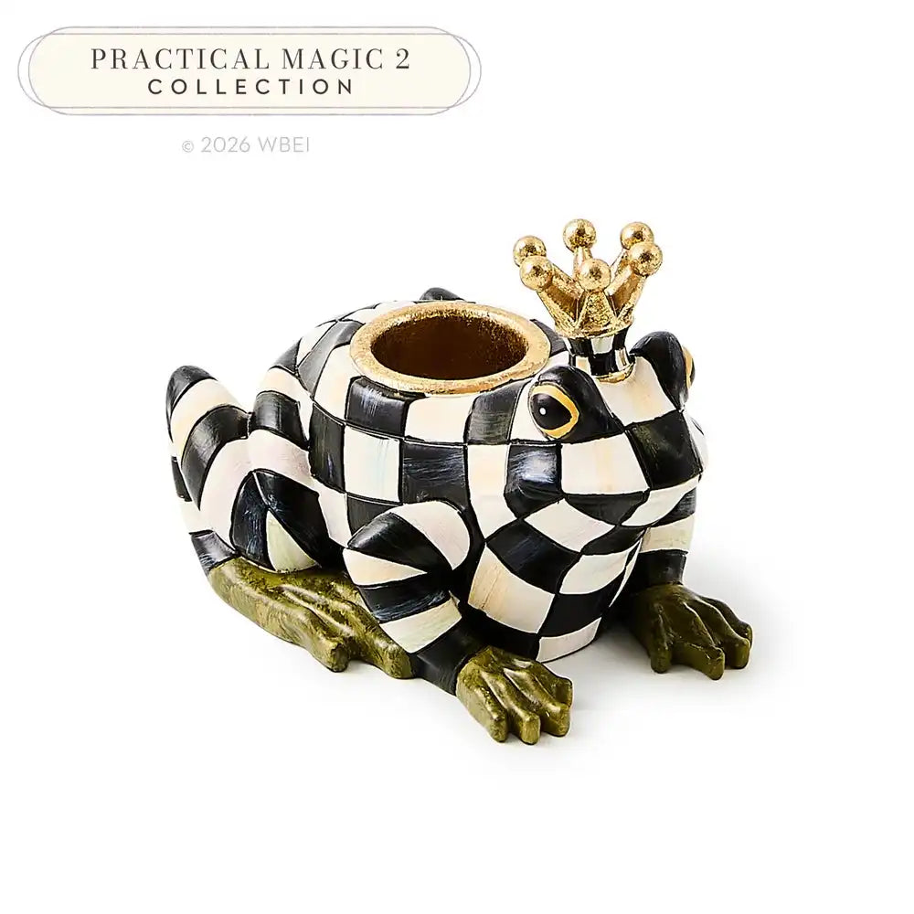 Frog Prince Candle Holder