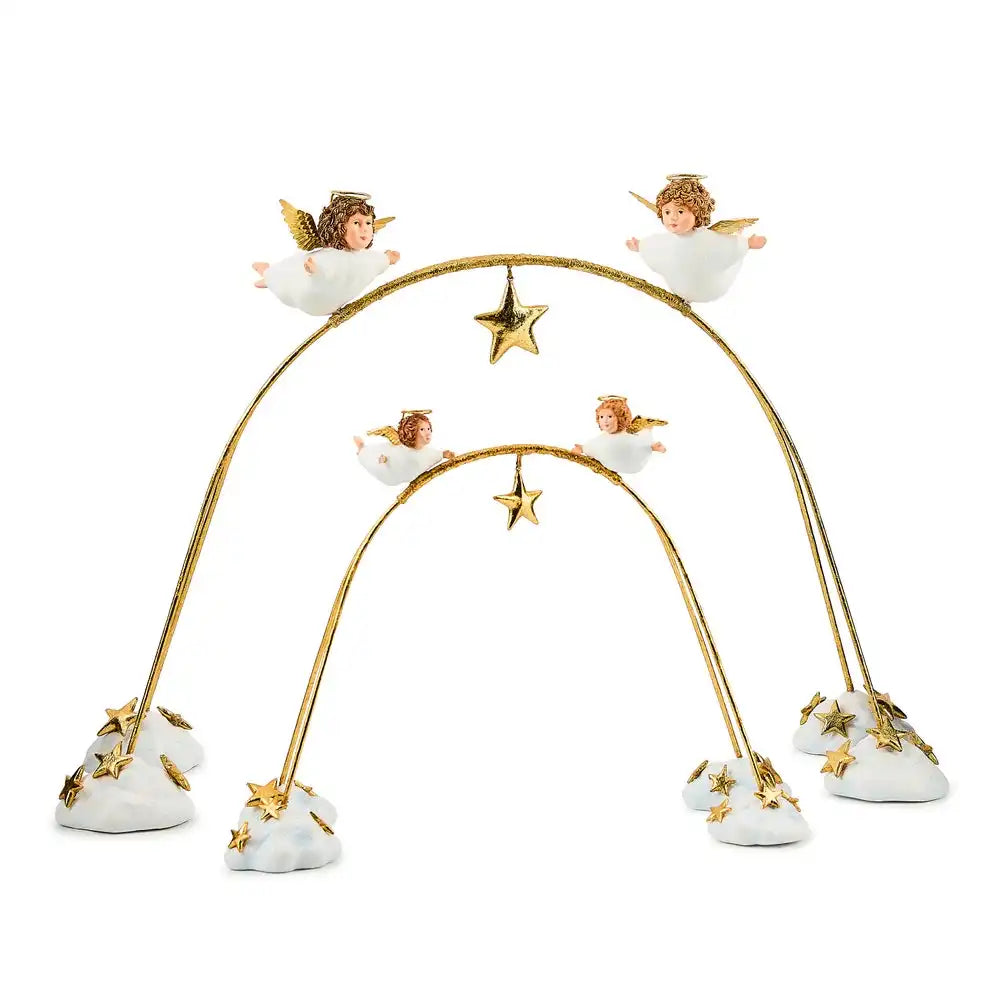 Patience Brewster Nativity Cherub Angels Arch Set, Set of 4