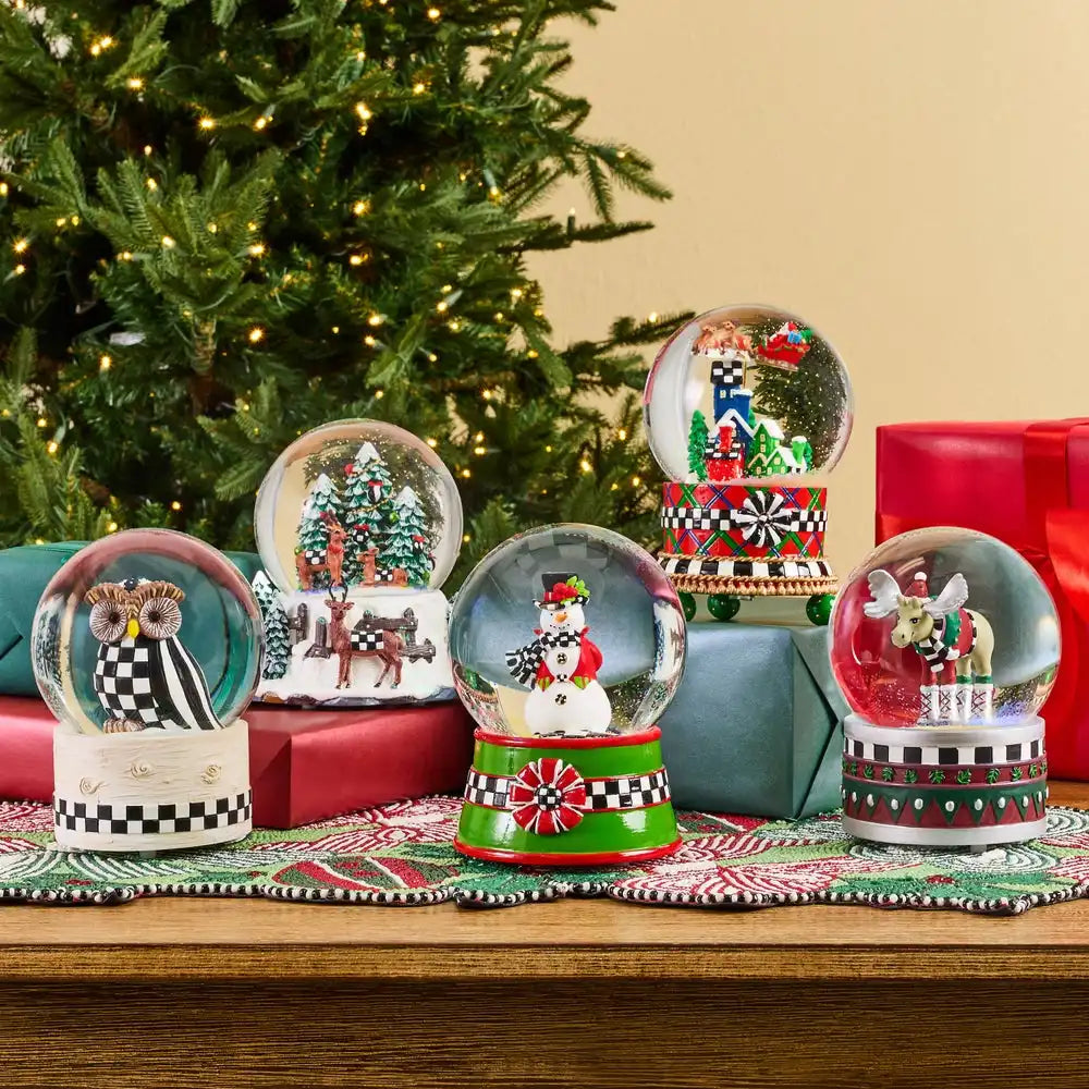 Patience Brewster Mooseltoe Snow Globe