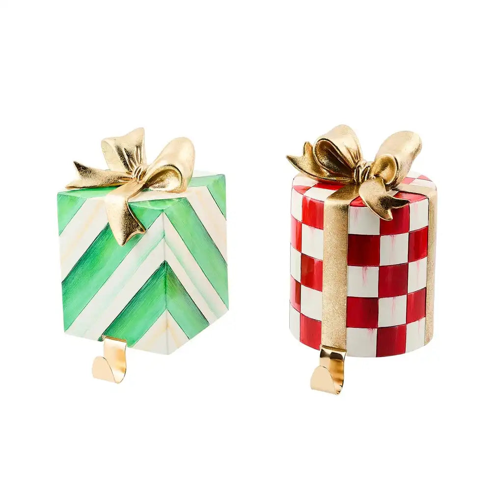 Check It Out Gift Stocking Holders, Set of 2
