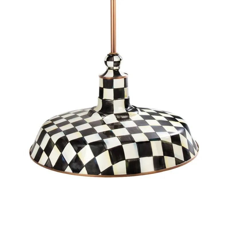 Courtly Check 18" Barn Pendant Lamp