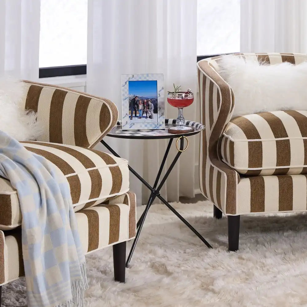 Tilt Top Black Tripod Table