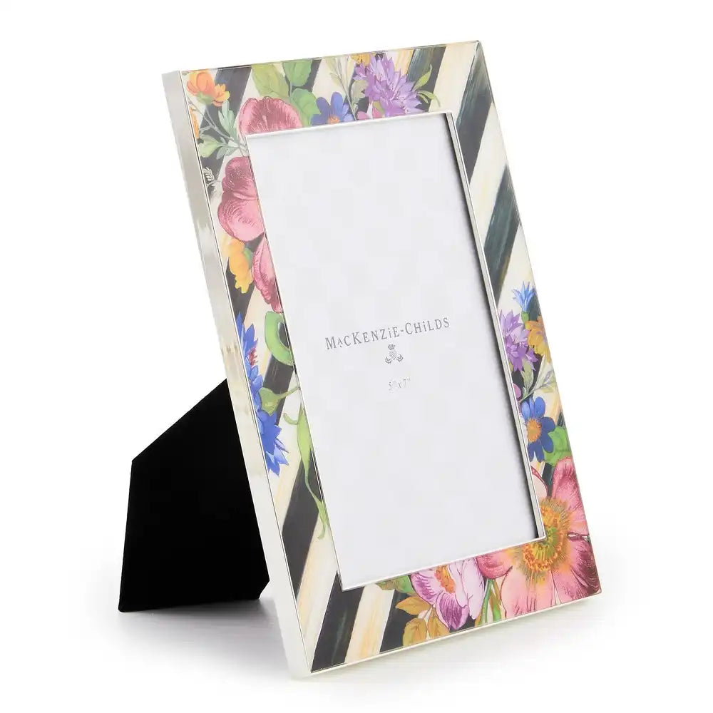 Flower Market Silver Plated 5"x7" Frame