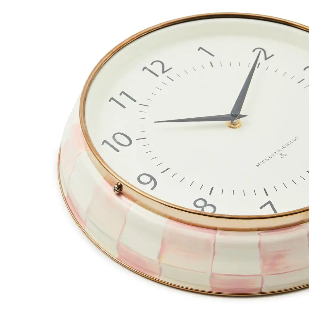 Rosy Check School Wall Clock