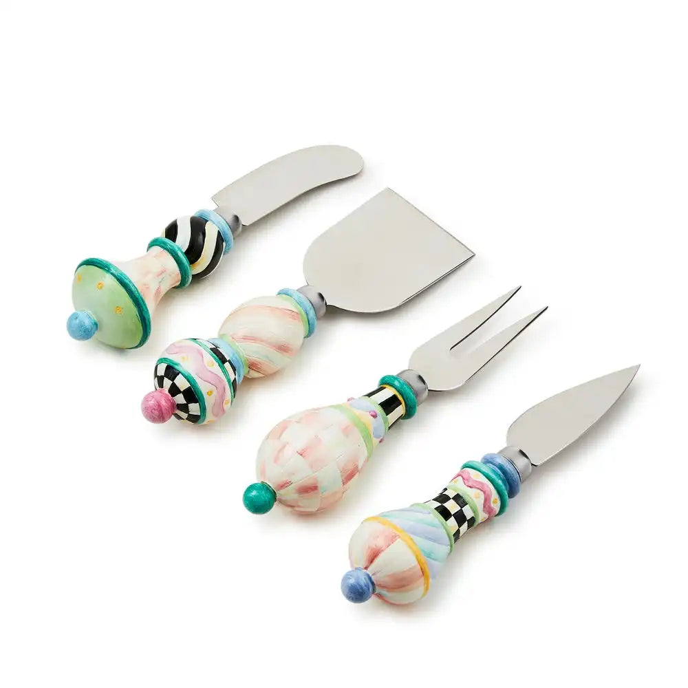 Rosy Meadow Cheese Knife Set