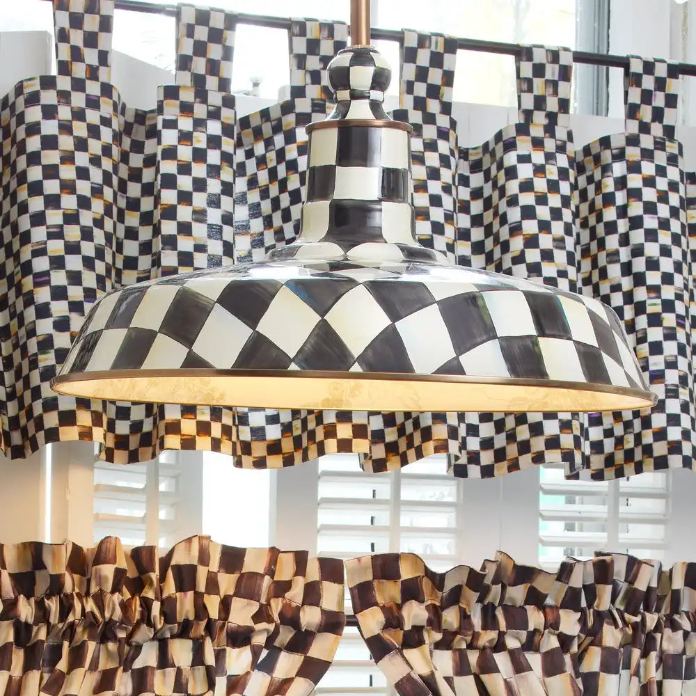 Courtly Check 18" Barn Pendant Lamp