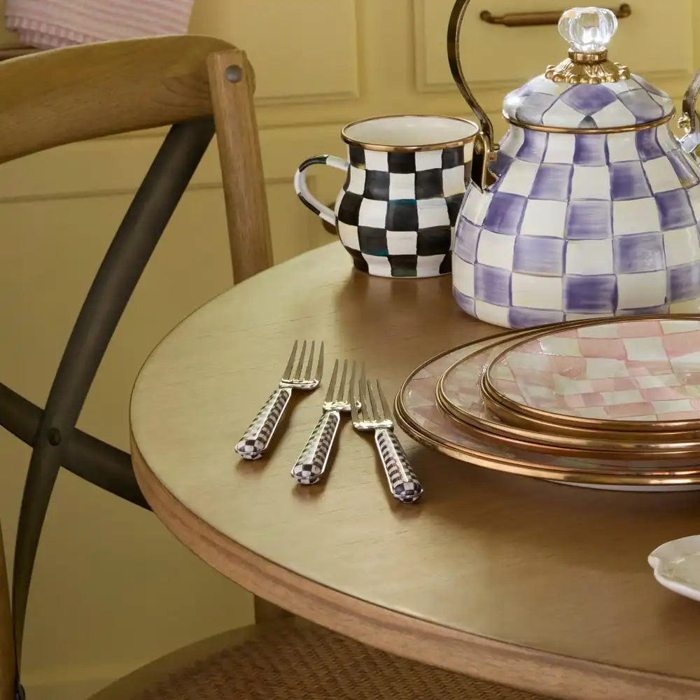 Courtly Check Bistro Flatware 5 Piece Place Setting