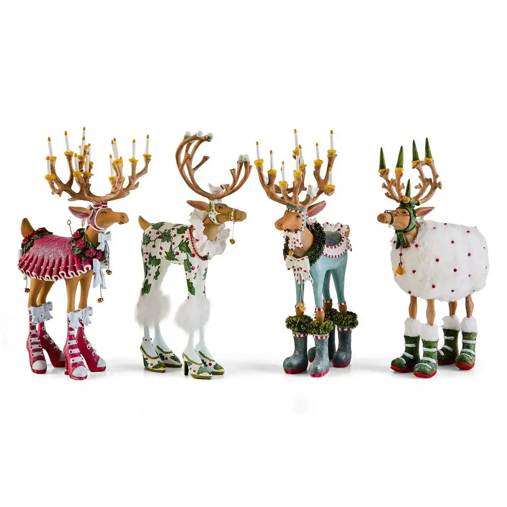 Patience Brewster Dash Away Reindeer Figure Set