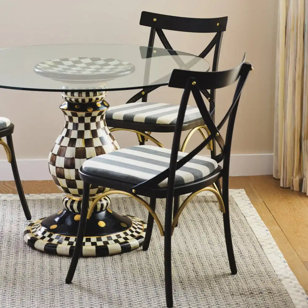 Rosy Check Ceramic Pedestal Table Base