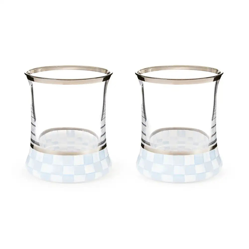 Gray Malin Ski Holiday Glass Tumblers, Set of 2