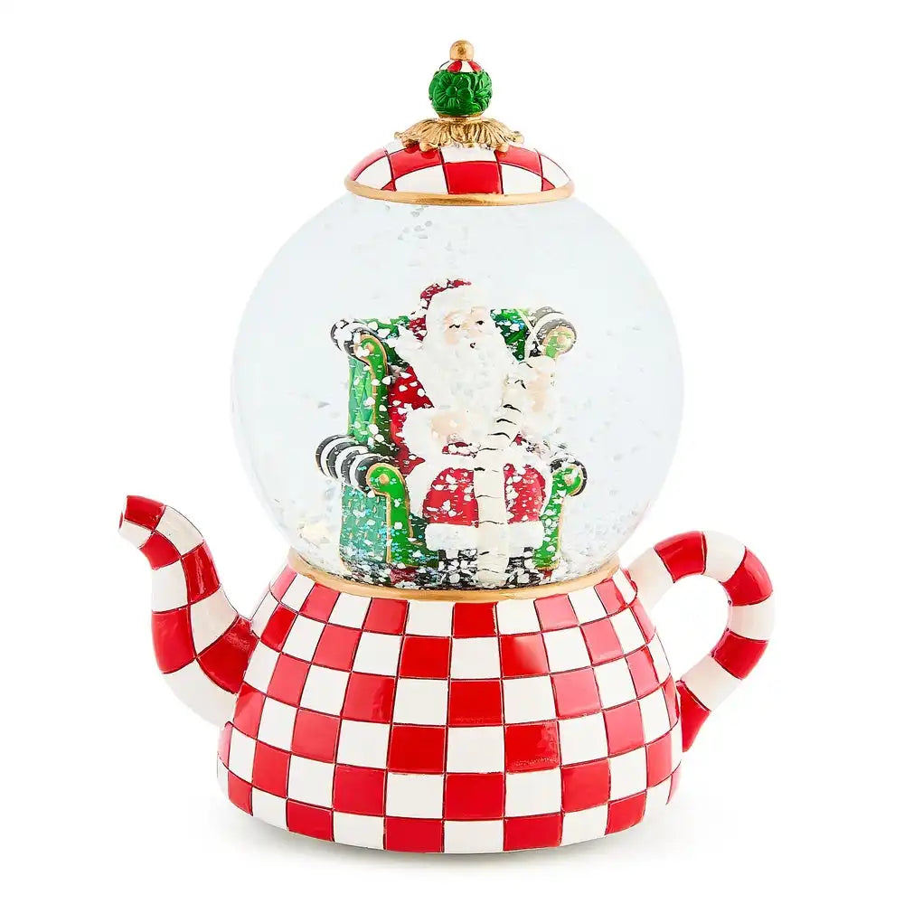 Check It Out Teapot Snow Globe