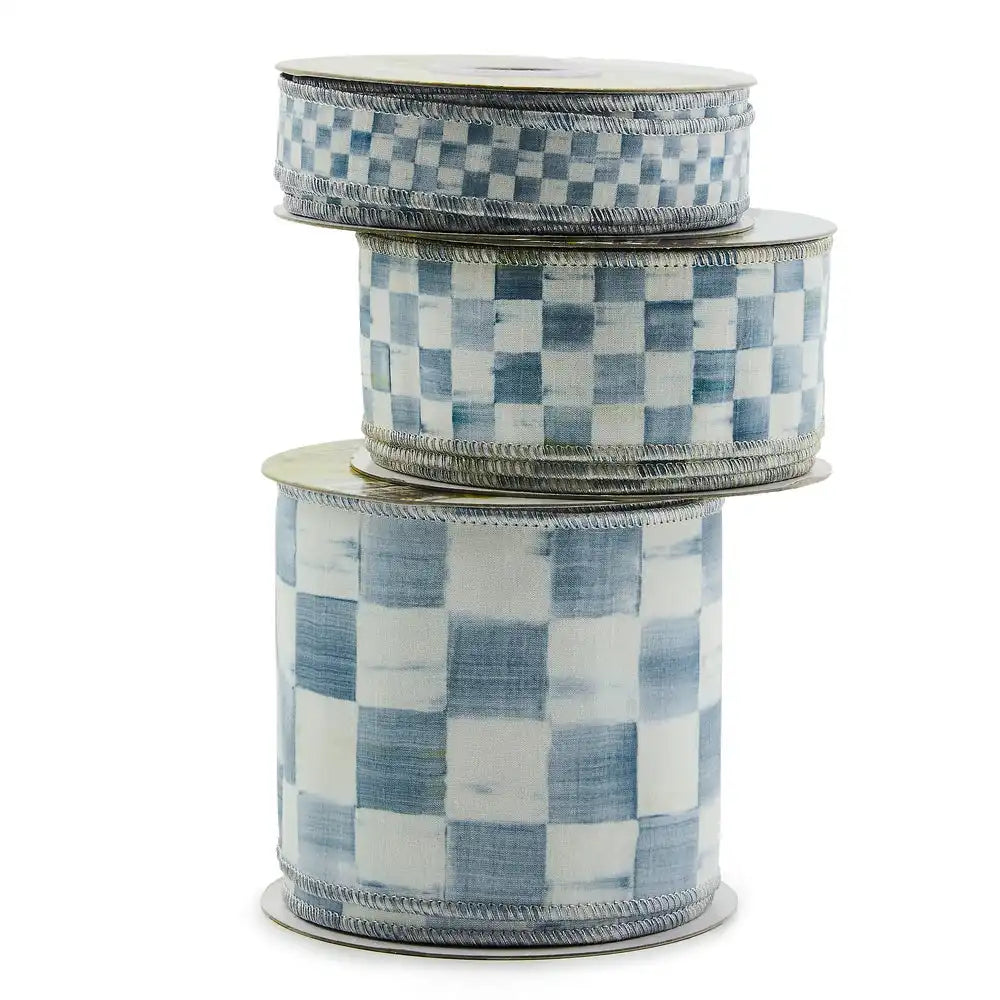 Sterling Check 4" Ribbon