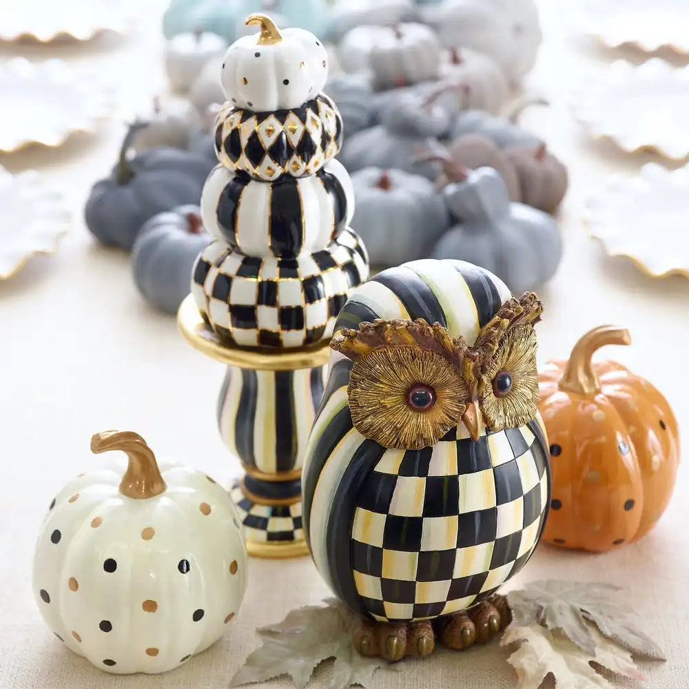 Courtly Check Owl